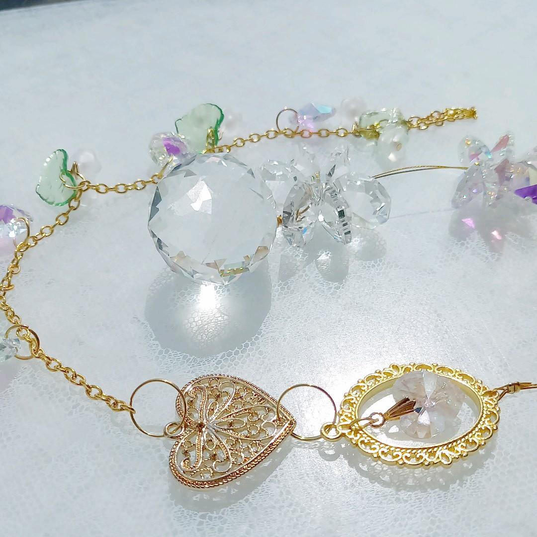 サンキャッチャー♡ハンドメイド「プレシオサのオクタゴンきれい♡」