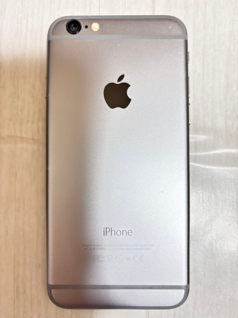 【箱付き】iPhone 6 64GBスペースグレー