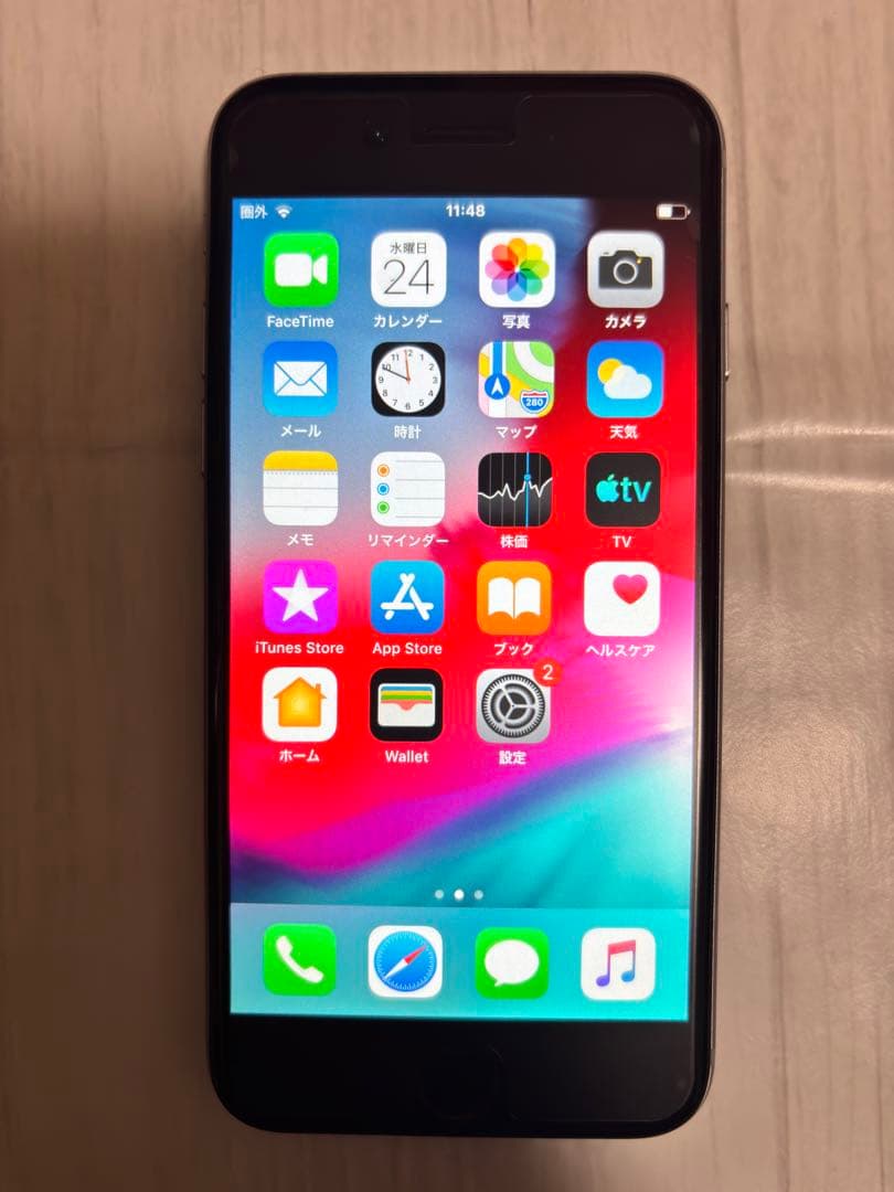 【箱付き】iPhone 6 64GBスペースグレー