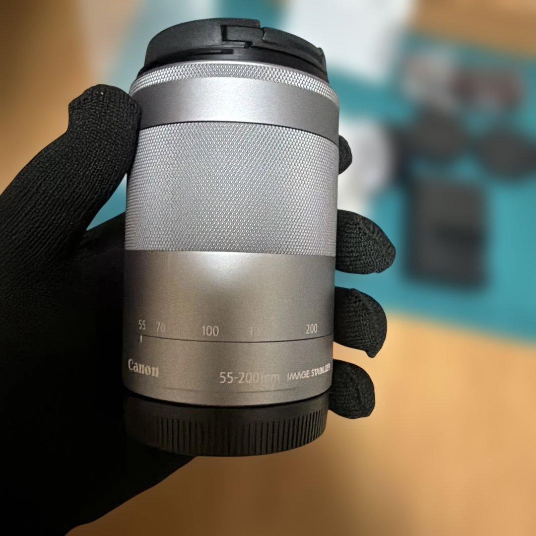 極美品 Canon EOS Kiss M ホワイト レンズ2個セット