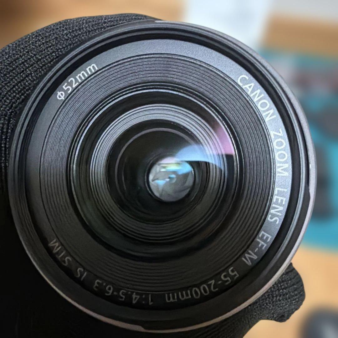 極美品 Canon EOS Kiss M ホワイト レンズ2個セット