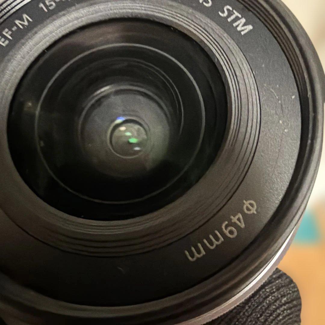 極美品 Canon EOS Kiss M ホワイト レンズ2個セット