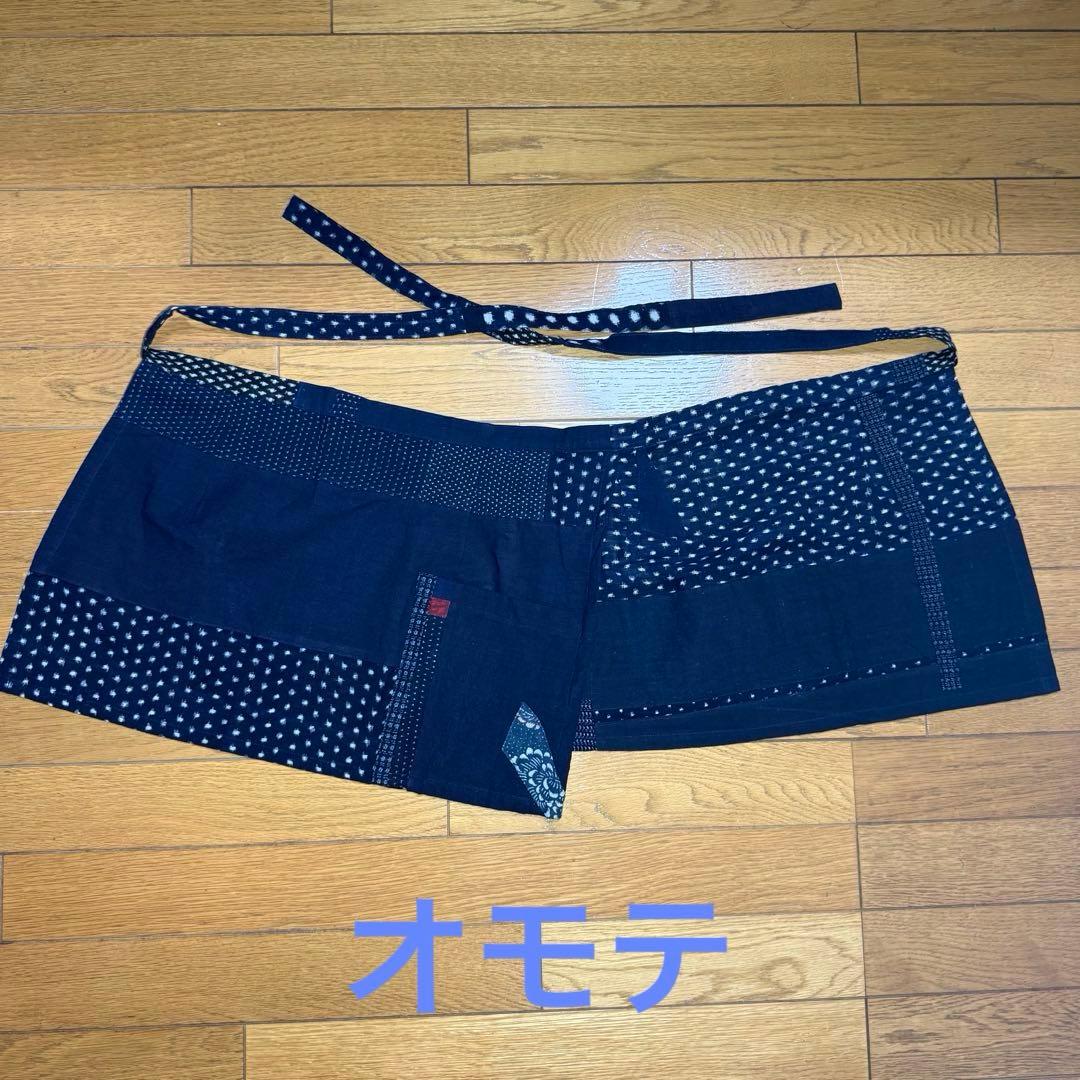 かすり 前掛け エプロン 手作り