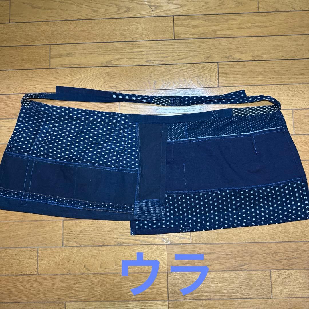 かすり 前掛け エプロン 手作り