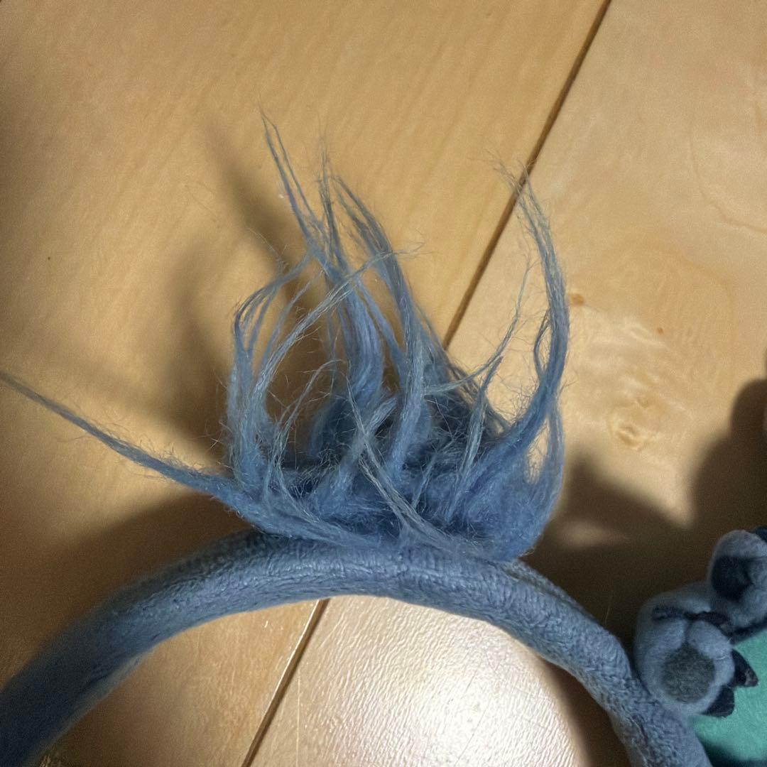 【希少】　スティッチカチューシャ　ぬいぐるみ付き　ビンテージ