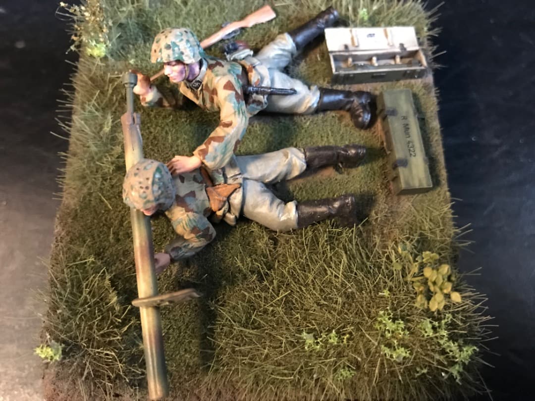 ジオラマ　ドイツ軍　1/35 レジン製フィギュア　完成品　第二次世界大戦