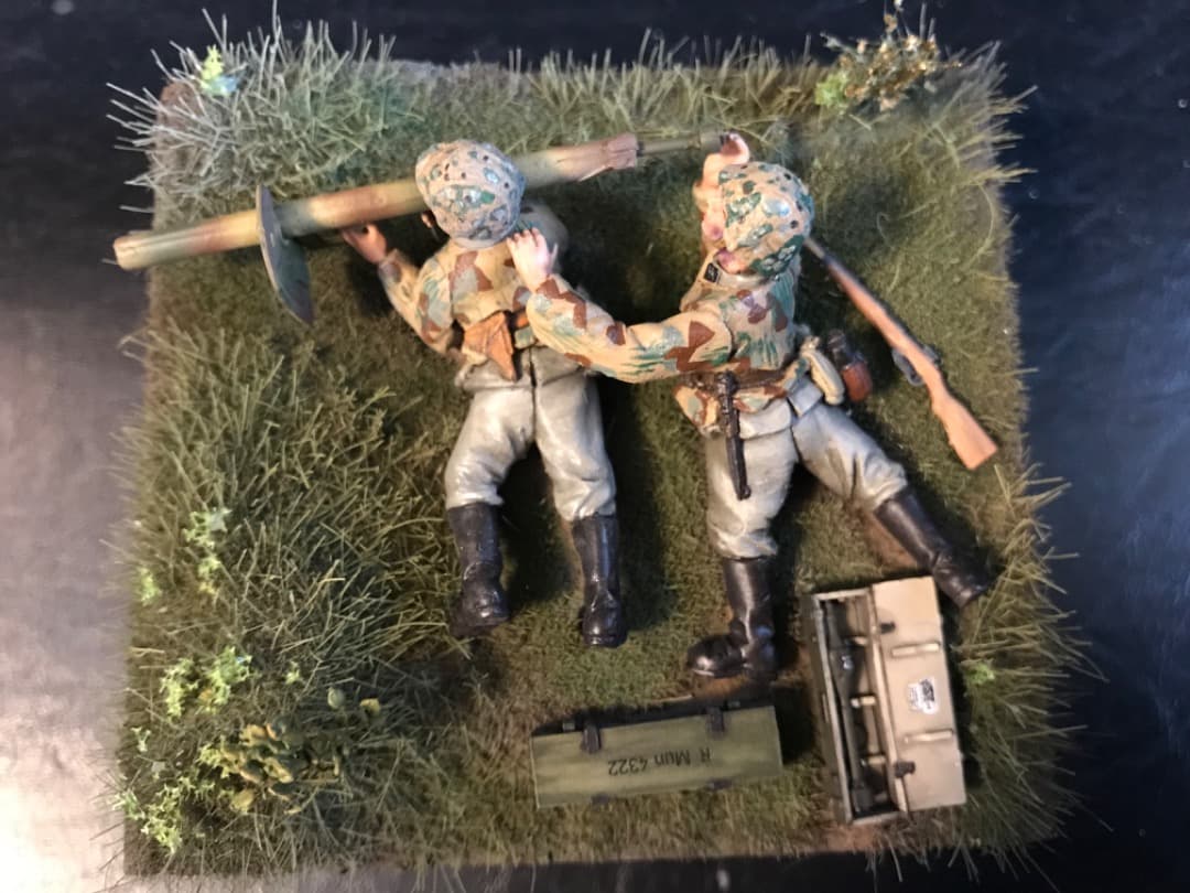 ジオラマ　ドイツ軍　1/35 レジン製フィギュア　完成品　第二次世界大戦