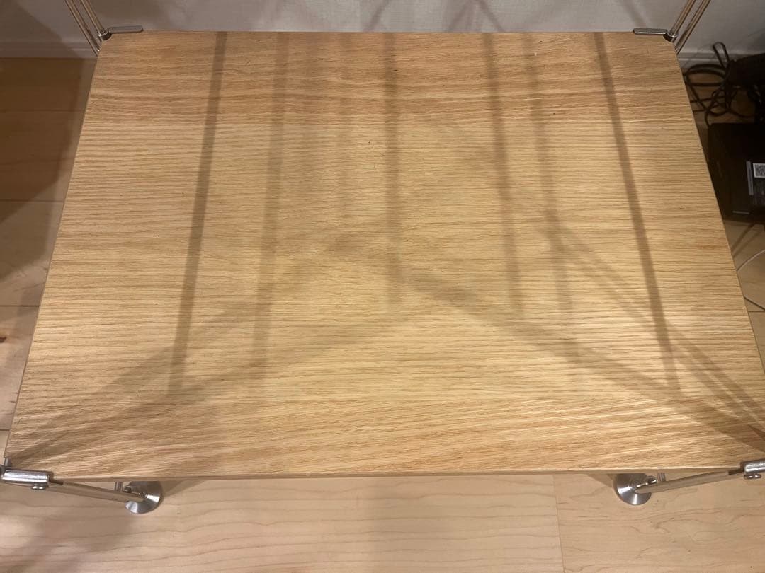 無印良品　ステンレスユニットシェルフ　オーク