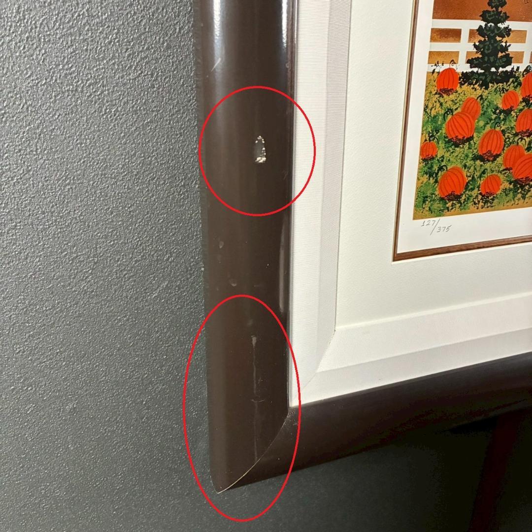 ジェーン・ウースター・スコット「豊かな実り」シルクスクリーン 大作 直筆サイン入