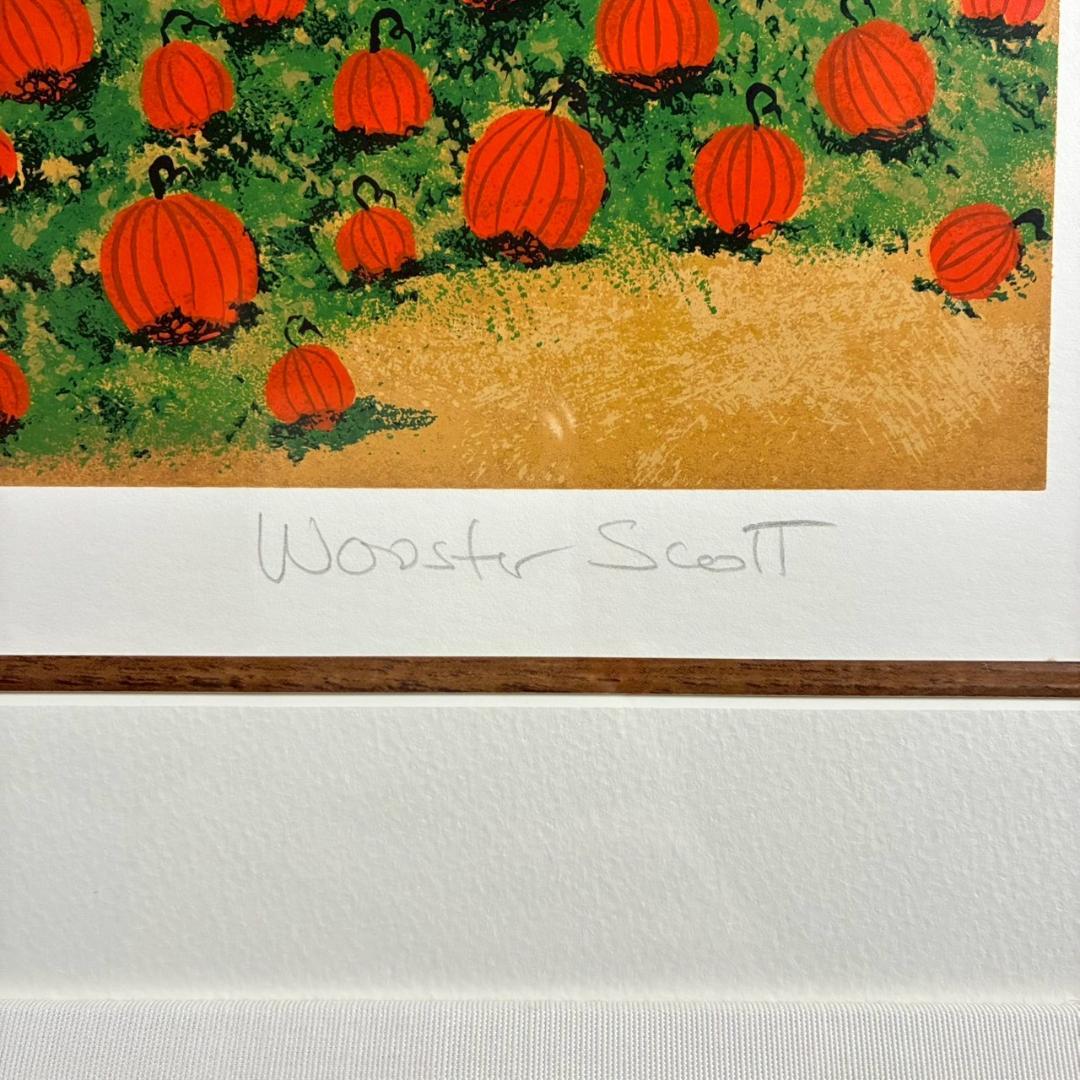 ジェーン・ウースター・スコット「豊かな実り」シルクスクリーン 大作 直筆サイン入