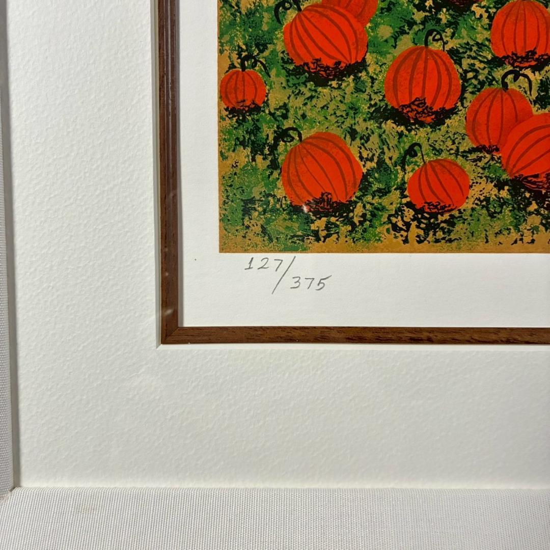 ジェーン・ウースター・スコット「豊かな実り」シルクスクリーン 大作 直筆サイン入