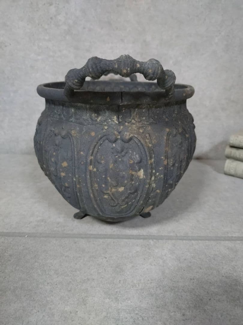 友膳*アンティークデコレオーバルMDGY*UF576*おしゃれ*ブリキ