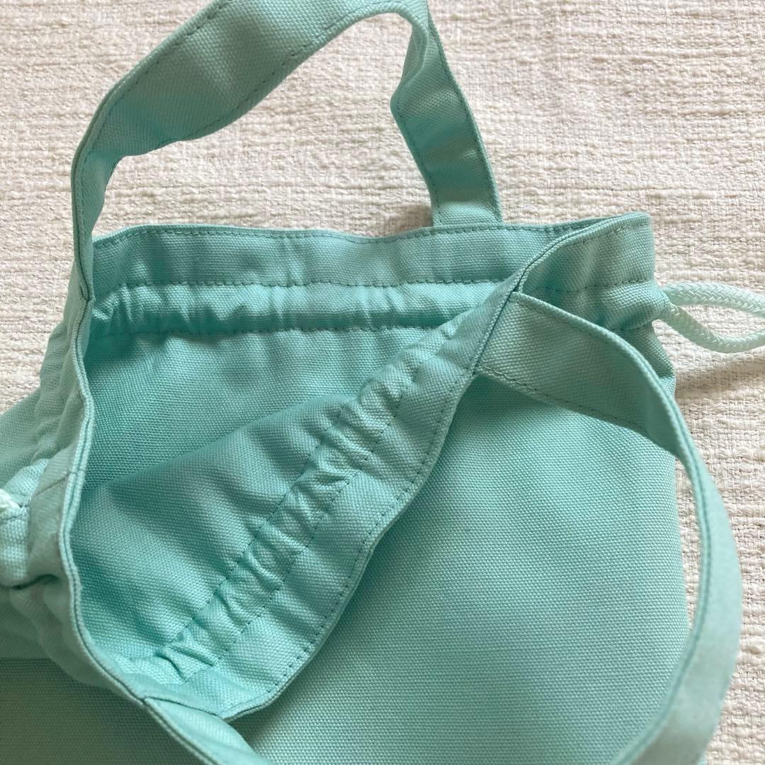 ｊｕｎ！花柄フリルレッスンバッグ+上履き袋+体操服袋　ミントグリーン