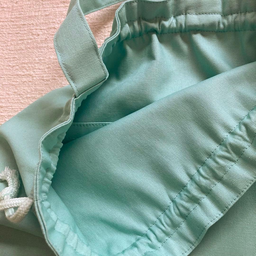 ｊｕｎ！花柄フリルレッスンバッグ+上履き袋+体操服袋　ミントグリーン