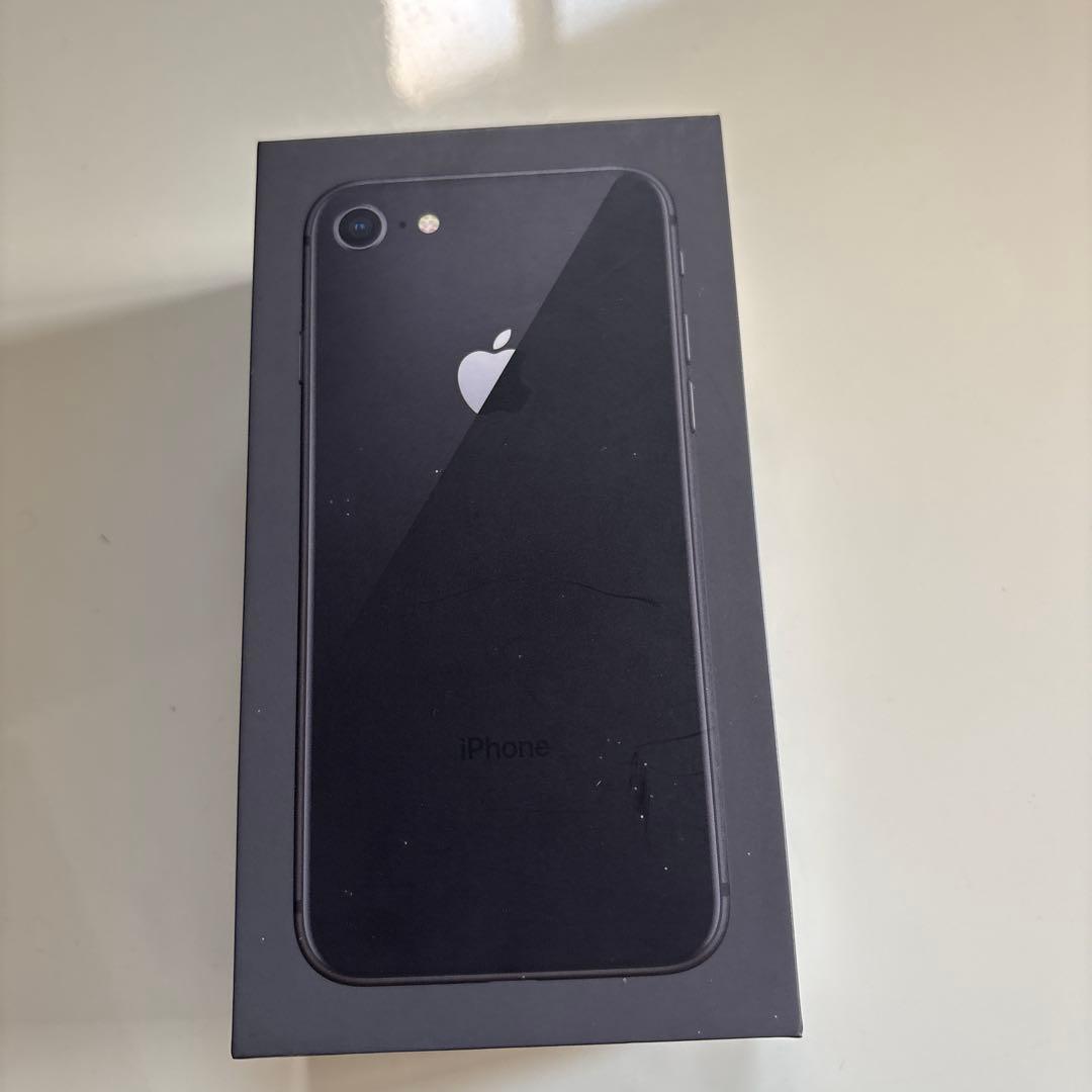 Apple iPhone 8 スペースグレー 本体 箱付き