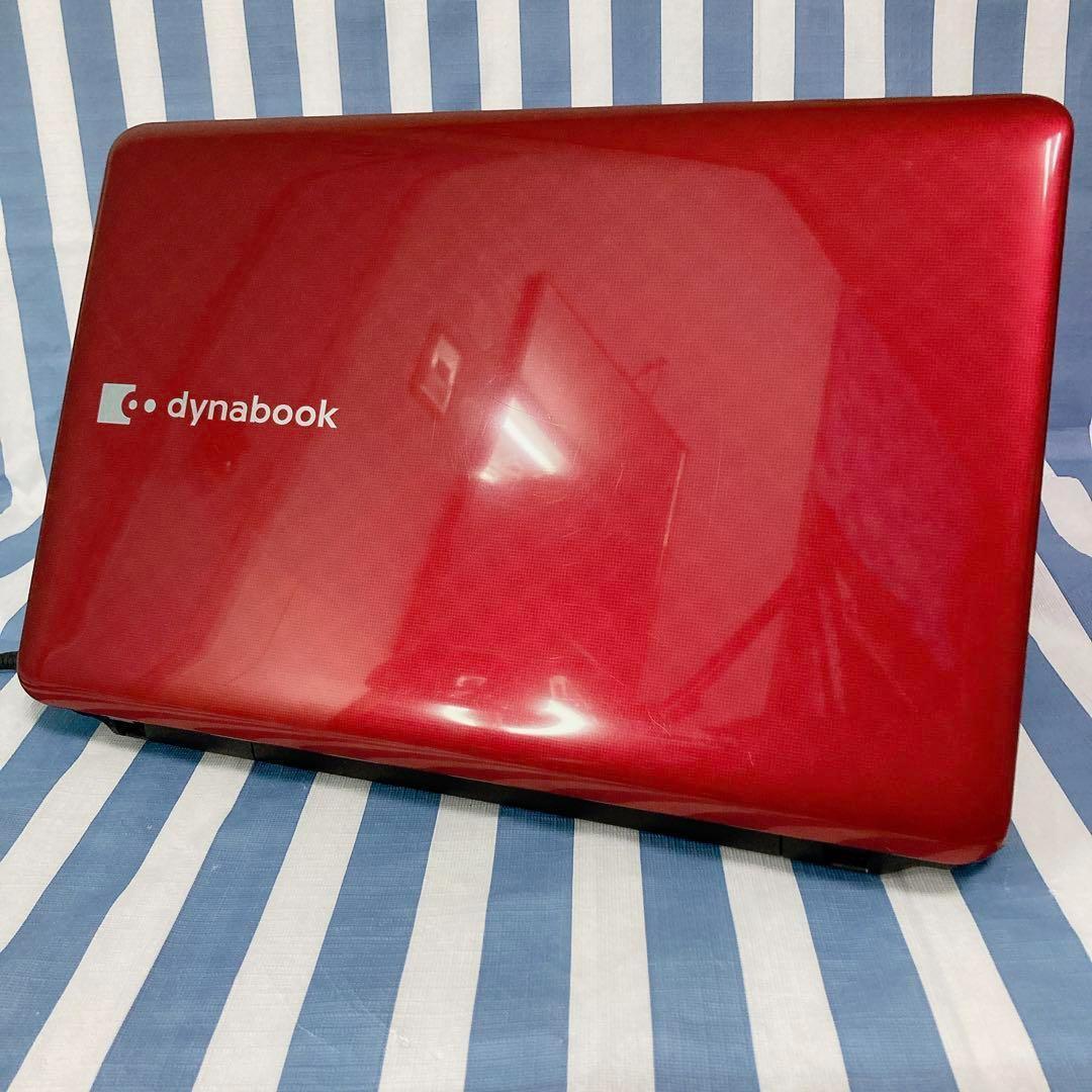 ✨美品✨ 大容量 人気 の 赤 ノートパソコンすぐ使える 設定済み♪