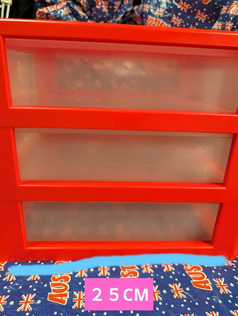 平成レトロ ハローキティ 3段チェスト引き出し 小物入れ 収納 サンリオ　中古品