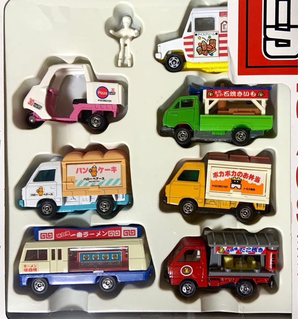 トミカ　たべもの販売車セット　日本製