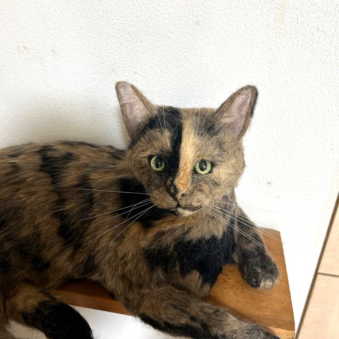 羊毛フェルト 猫