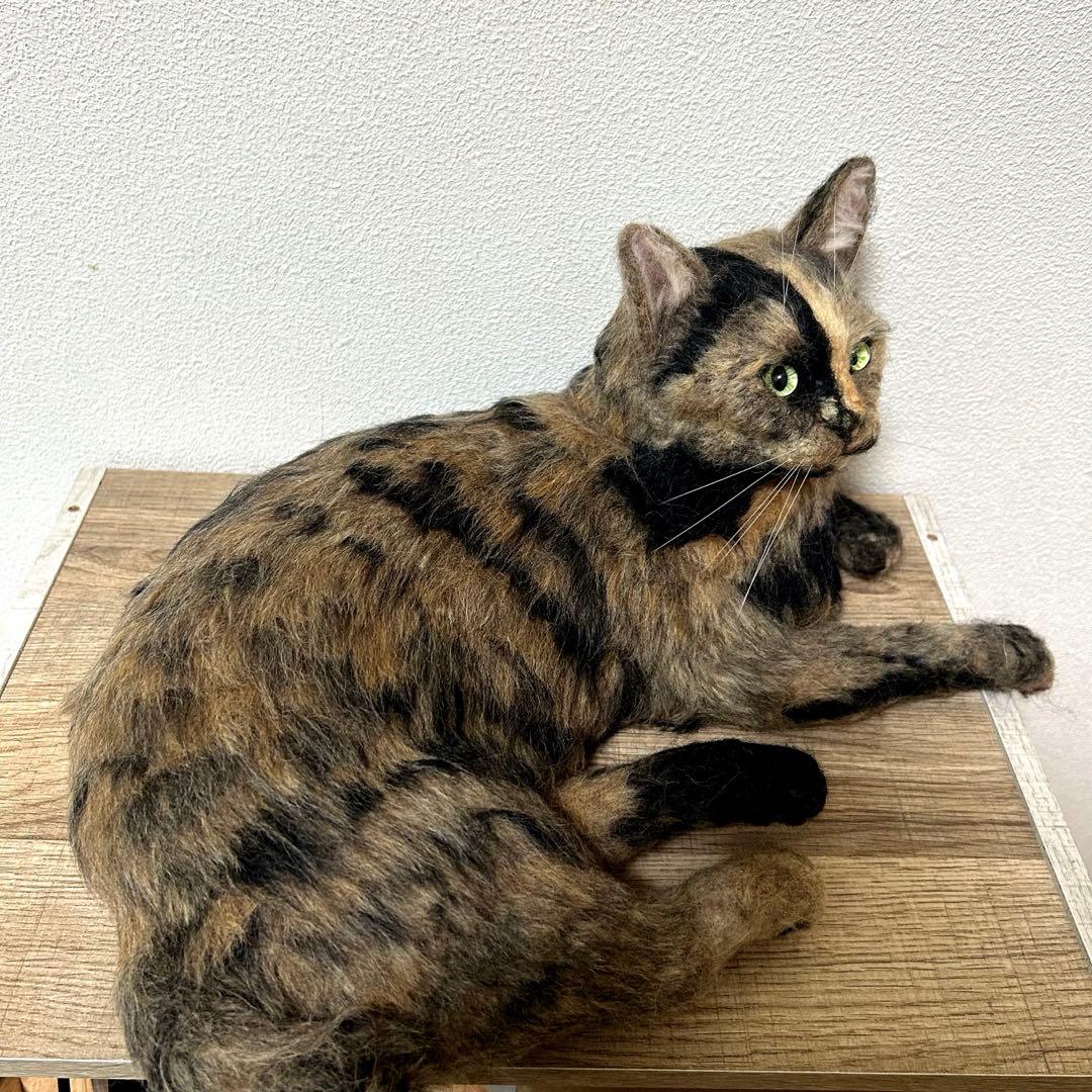 羊毛フェルト 猫