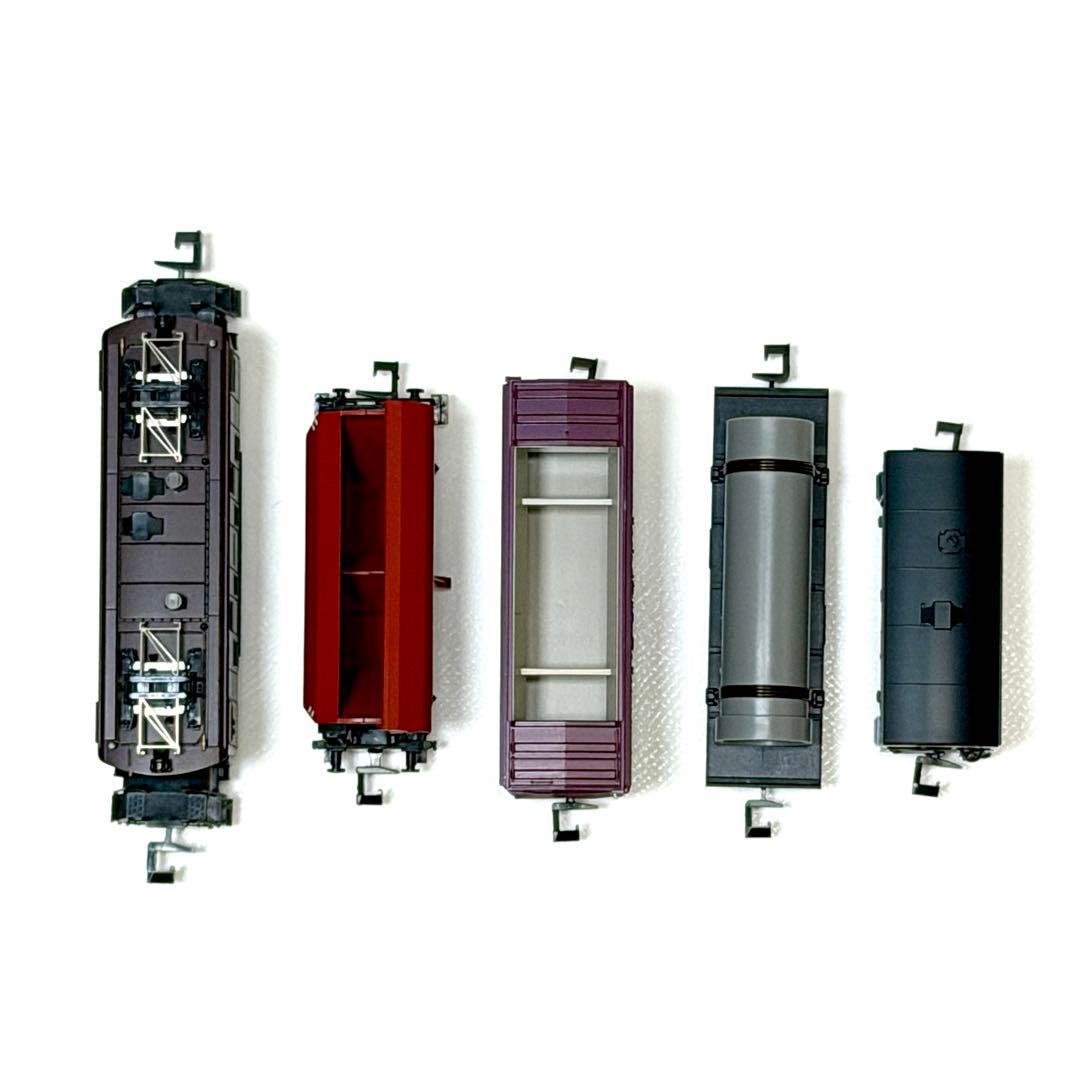 KATO NゲージED19 電気機関車と貨車セット+ライト点灯車掌車