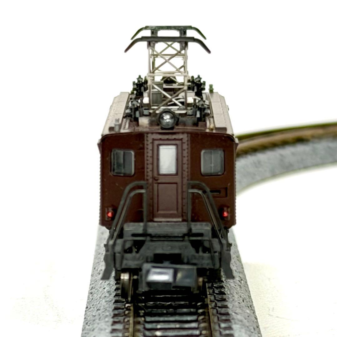 KATO NゲージED19 電気機関車と貨車セット+ライト点灯車掌車