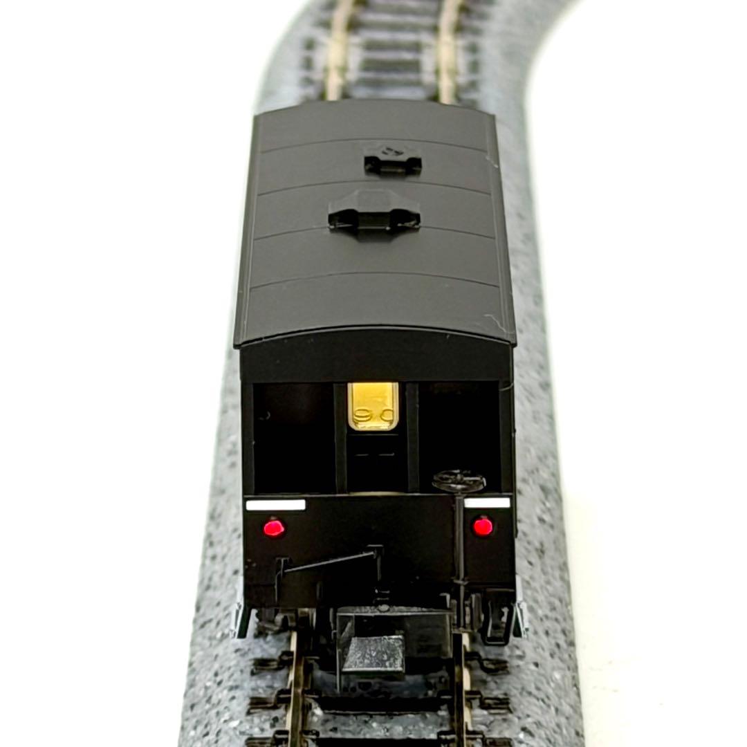 KATO NゲージED19 電気機関車と貨車セット+ライト点灯車掌車