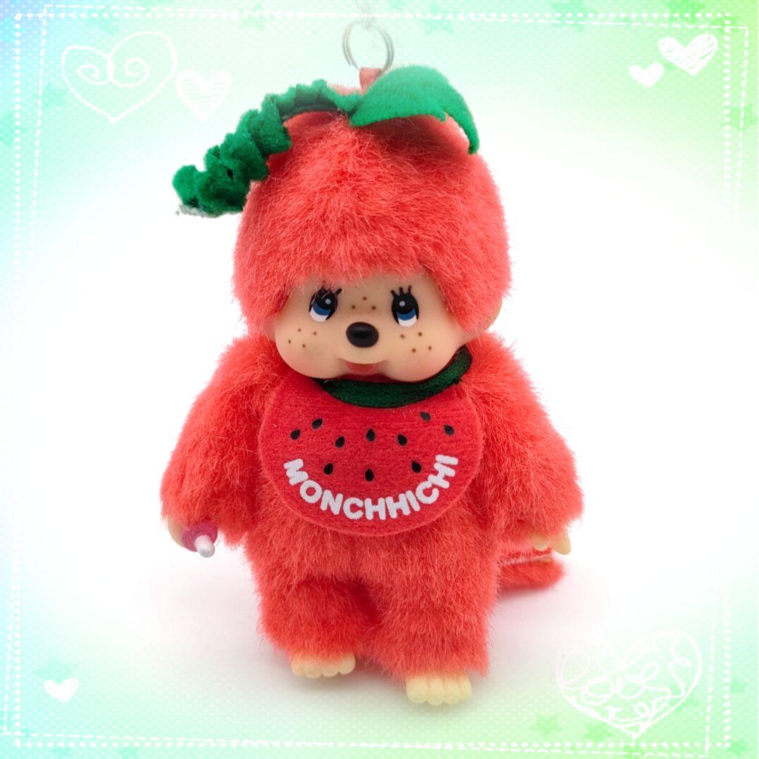 モンチッチ スイカ ストラップ 熊本 ぬいぐるみ マスコット セキグチ すいか