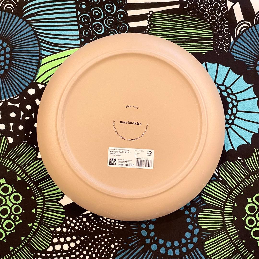 のこりわずかmarimekko Alku ディーププレートと取手付きボウル