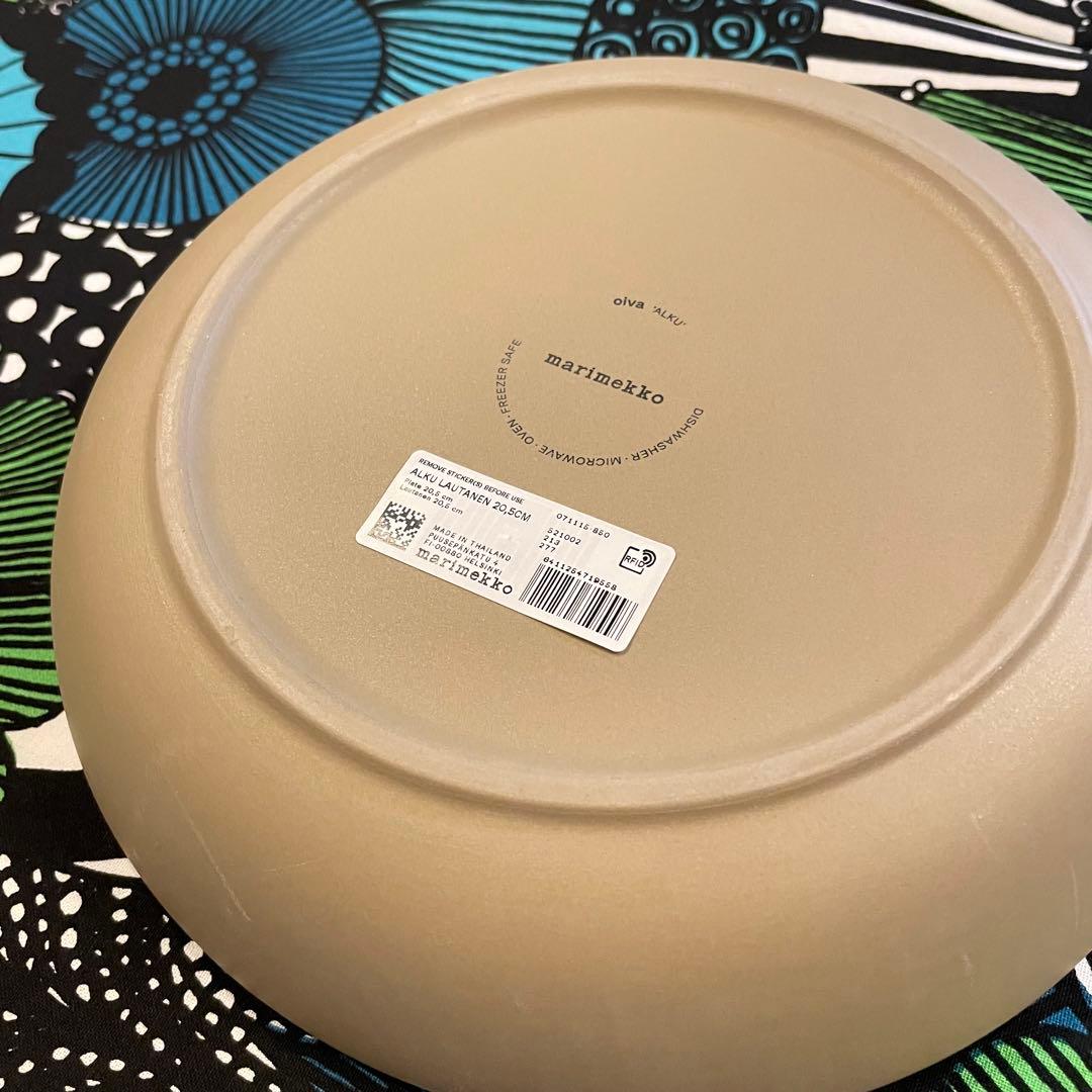 のこりわずかmarimekko Alku ディーププレートと取手付きボウル