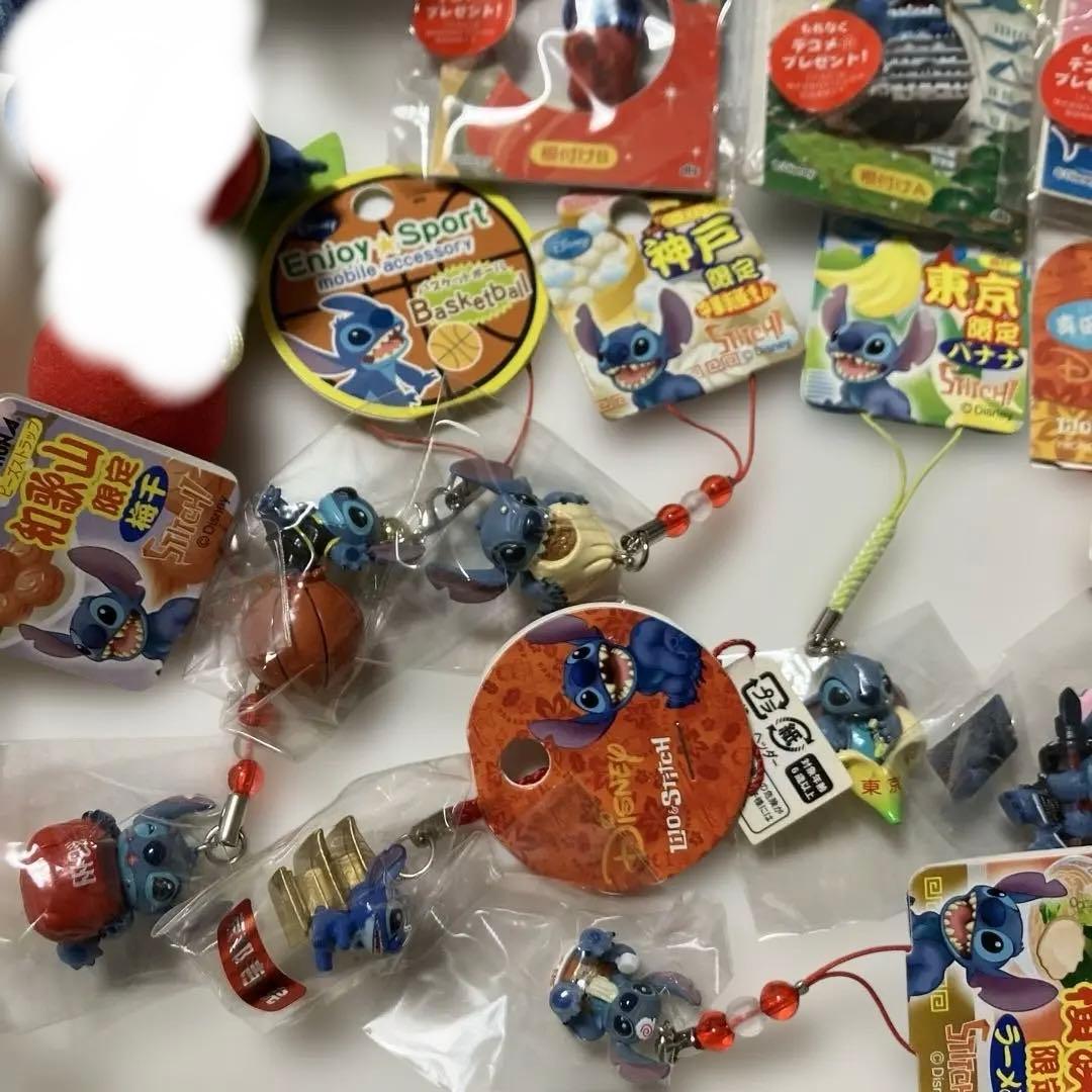 スティッチ　ご当地ストラップ他22個まとめ売り　レア　羽田空港　金魚ねぶた