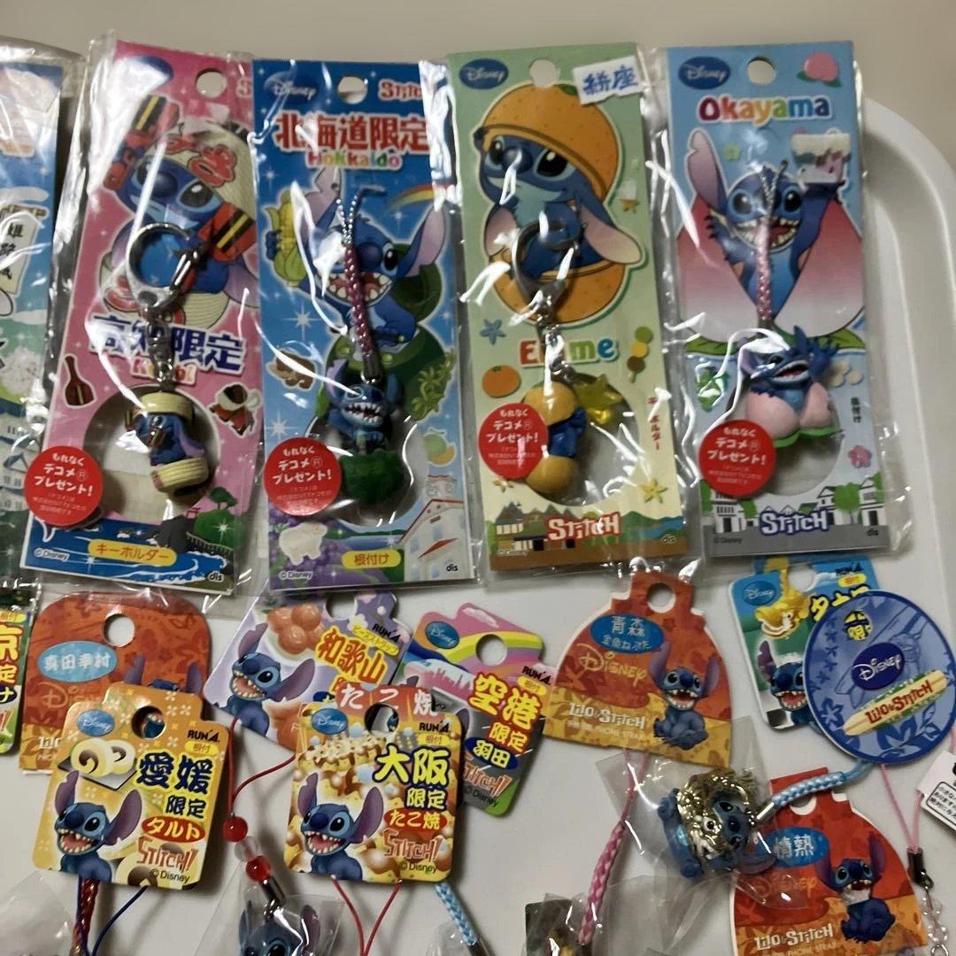 スティッチ　ご当地ストラップ他22個まとめ売り　レア　羽田空港　金魚ねぶた