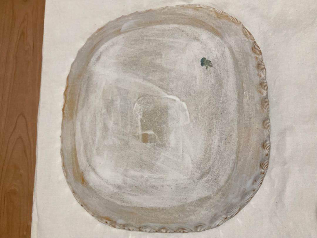 【新品】鹿児島睦さん 大皿 ハンドメイド 30cm×30cm 魚