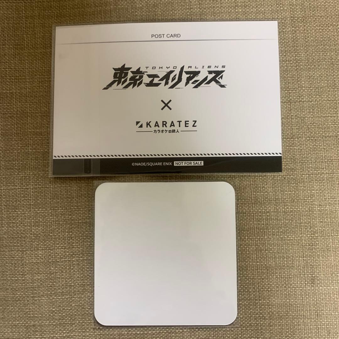 東京エイリアンズ　特典　コースター　ポストカード