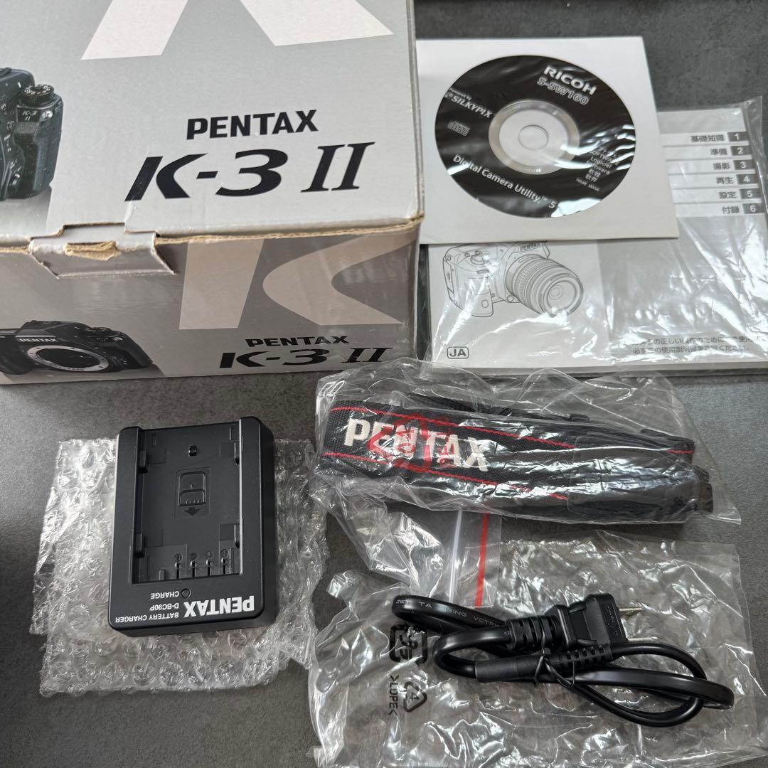 【美品】PENTAX k-3ii 本体 箱付き