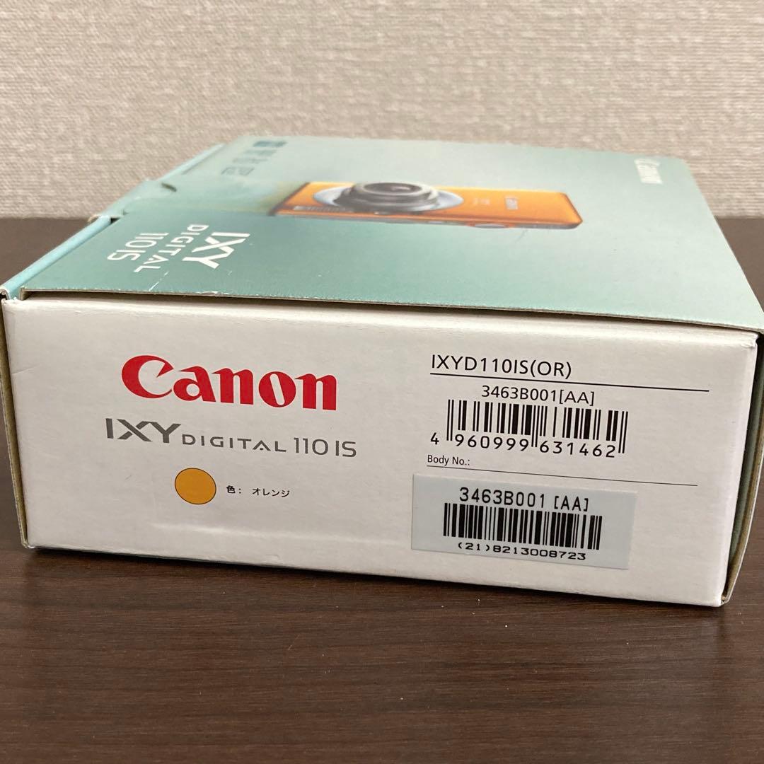 Canon IXY DIGITAL 110 IS コンパクトデジカメ オレンジ