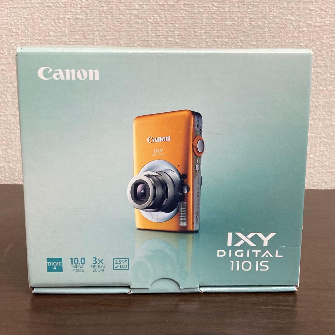 Canon IXY DIGITAL 110 IS コンパクトデジカメ オレンジ