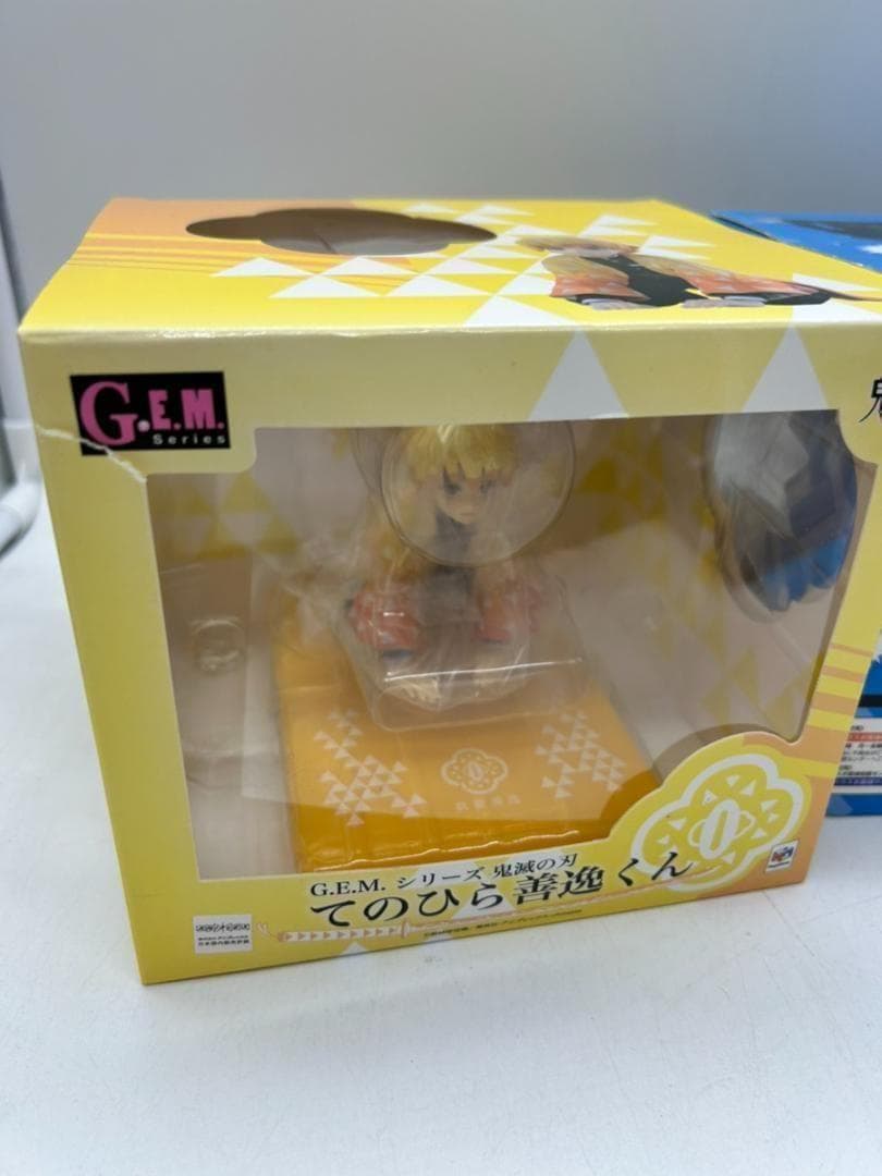 新品 鬼滅の刃 てのひら伊之助くん てのひら善逸くん セット フィギュア