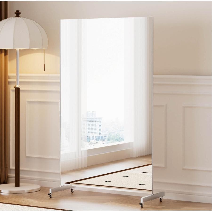 フィルムミラー 割れない 160cm 100cm キャスター 軽量 黒 2658