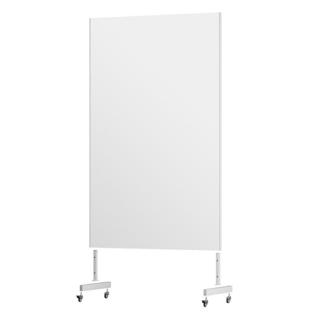 フィルムミラー 割れない 160cm 100cm キャスター 軽量 黒 2658