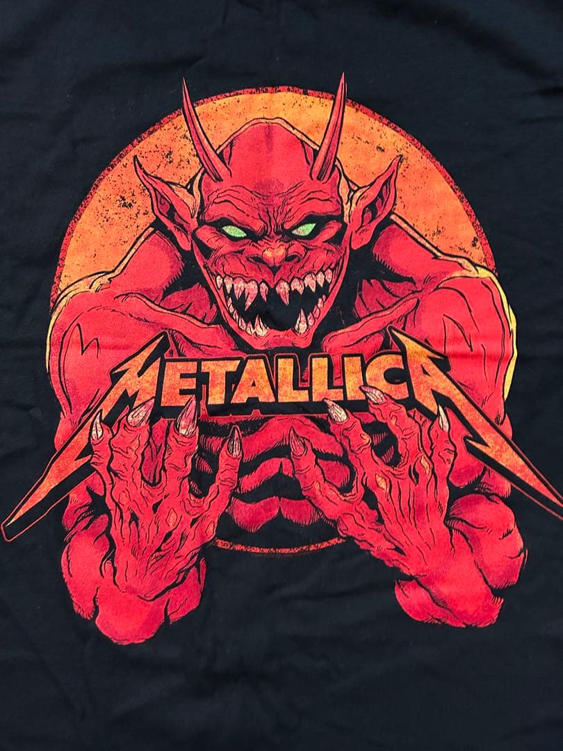 新品　メタリカ、LLICA 24ヨーロッパツアーＴシャツ　スレイヤー