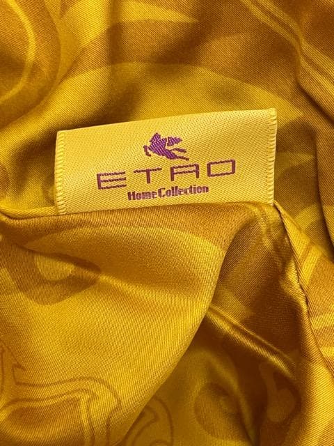 (K12573) 未使用品 ETRO 西川 ペイズリー柄 クイックシーツ S