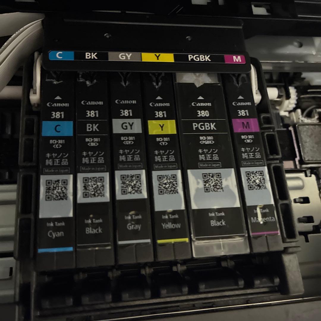 【良品】Canon TS8230 インクジェットプリンター レッド