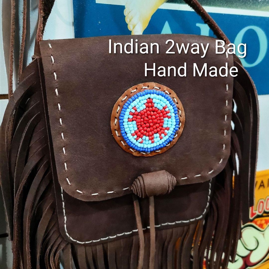 Indian 2way バッグ Hand Made 訳あり特価！