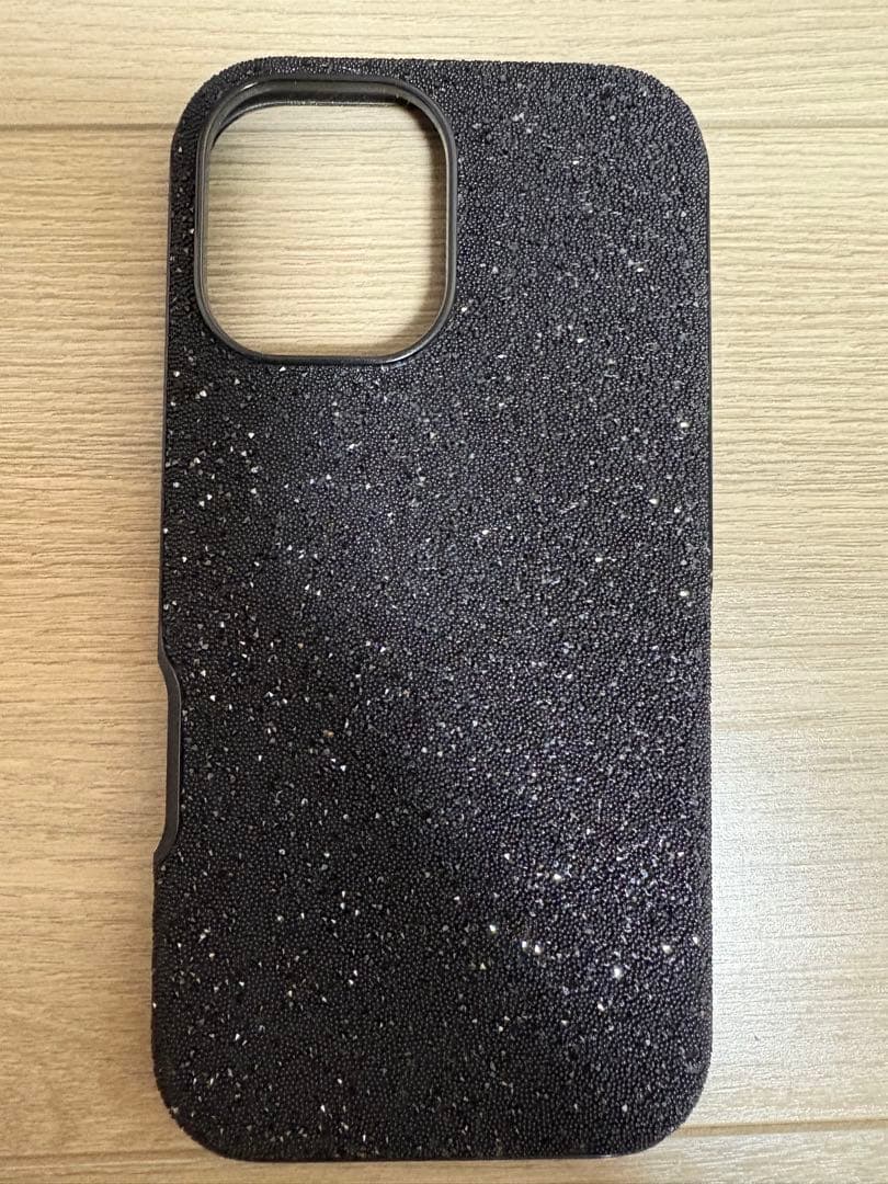 ※あい【スワロフスキー】iPhone16 ケース ブラック