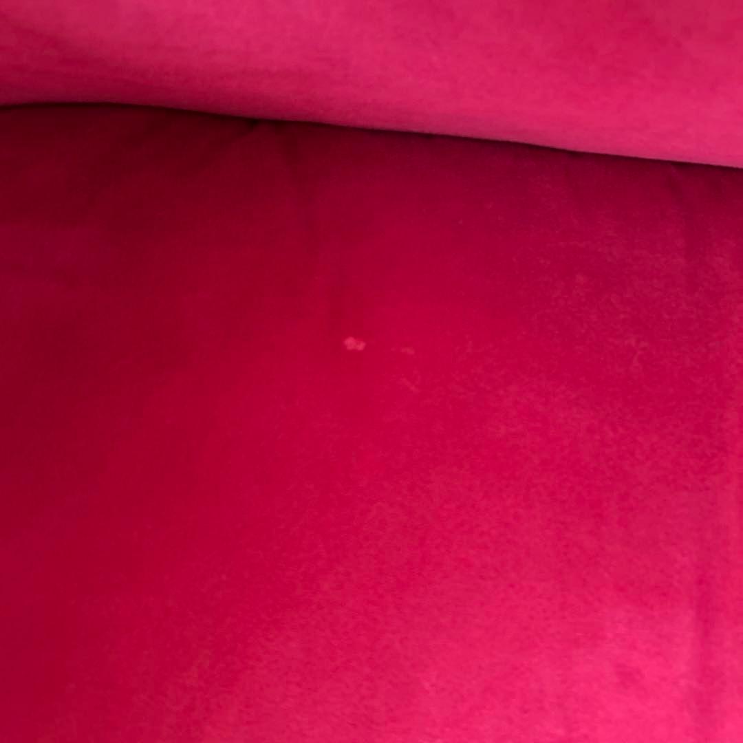 美品‼️ ソファ　2人掛け　ニトリ　コンパクト 　　　　ビロード生地張り　レッド