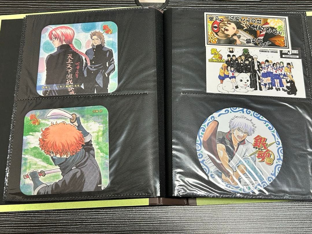 沖田総悟グッズ大量まとめ アートコースター 原画 高杉晋助 神威など 銀魂展