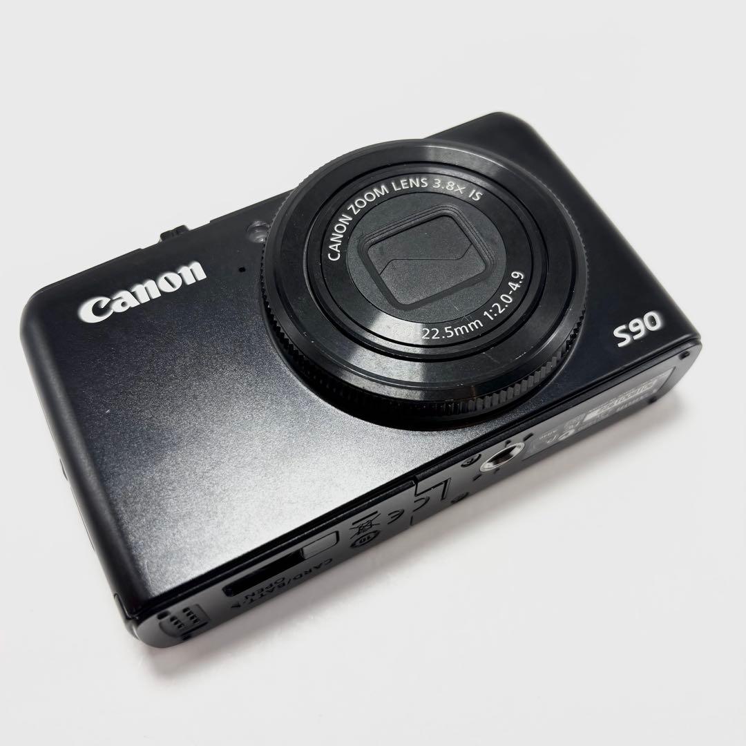 Canon Power Shot S90 ブラック デジタルカメラ PC1429