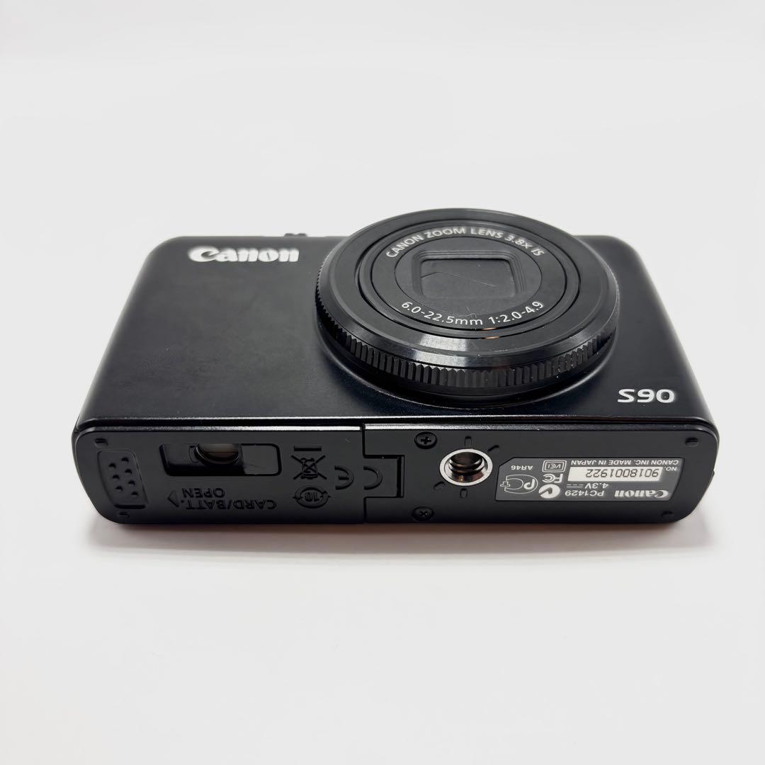Canon Power Shot S90 ブラック デジタルカメラ PC1429