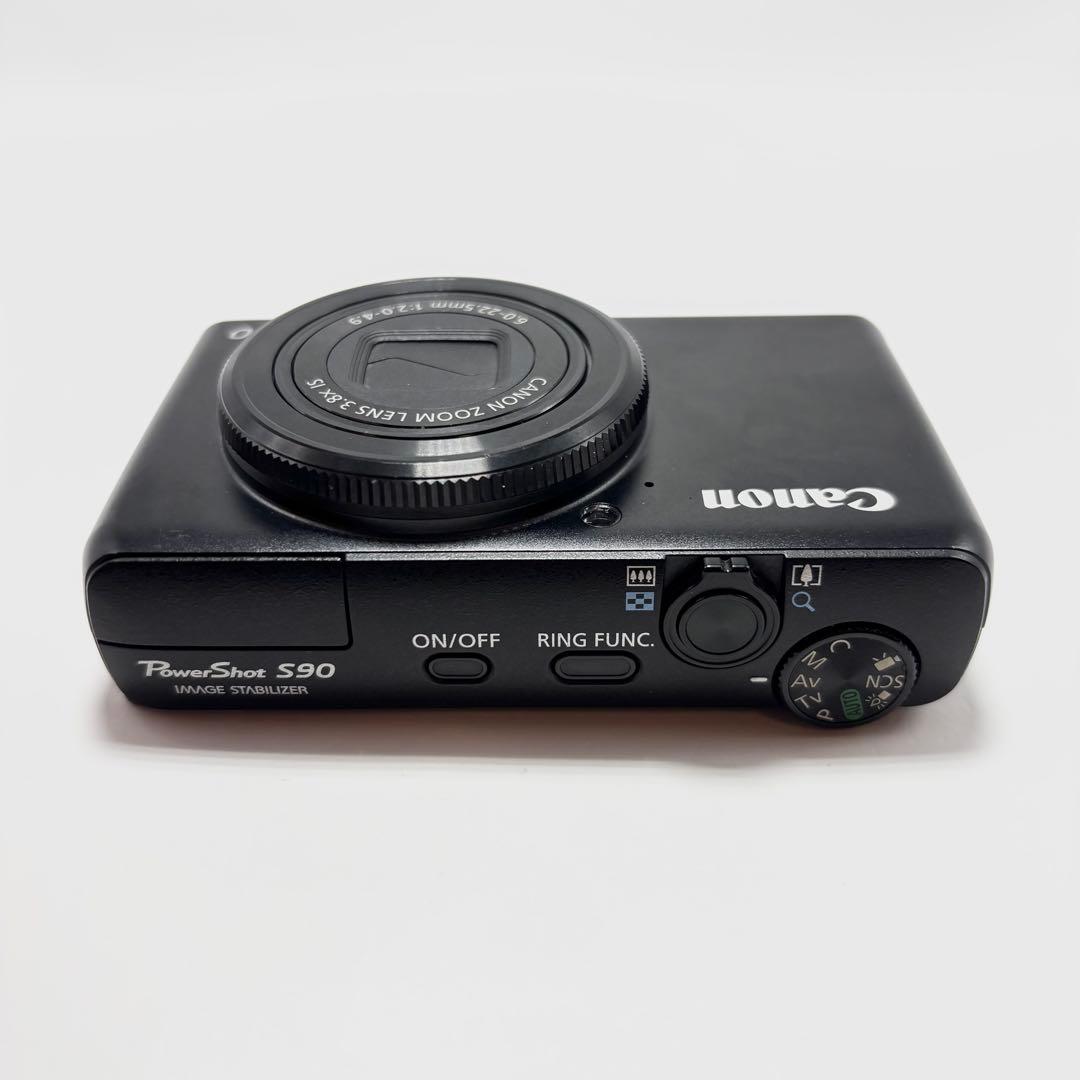 Canon Power Shot S90 ブラック デジタルカメラ PC1429